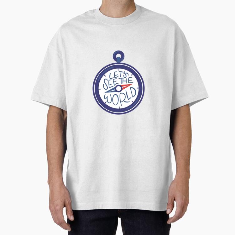 Adventure Themed Compass Illustration With Motivational Quote T-Shirt