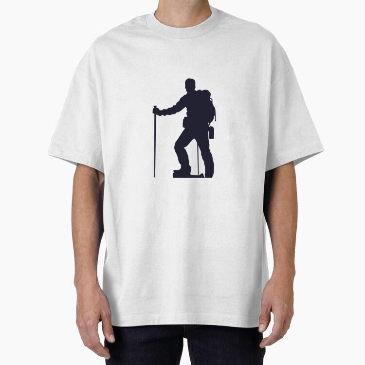Hiking Man Silhouette T-Shirt