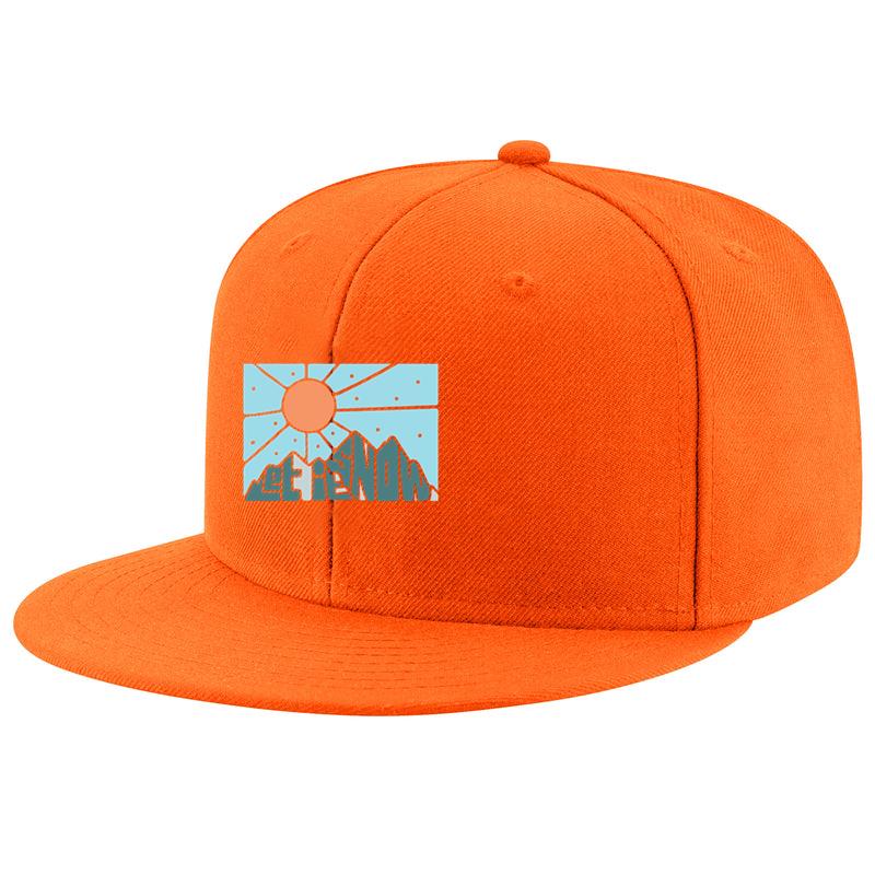 Let It Snow Lettering Badge Cap