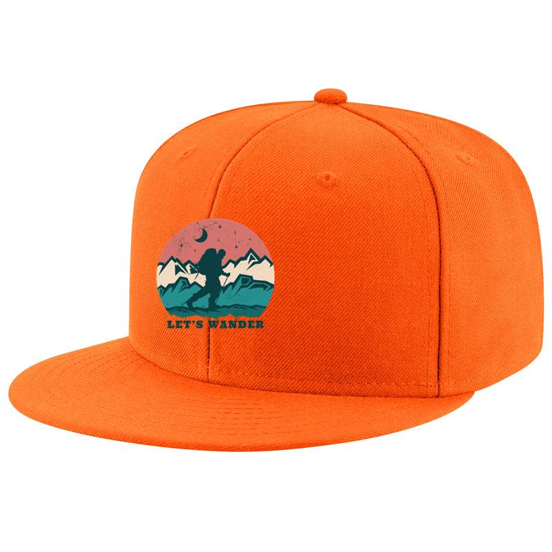 Lets Wander Mountain Badge Cap