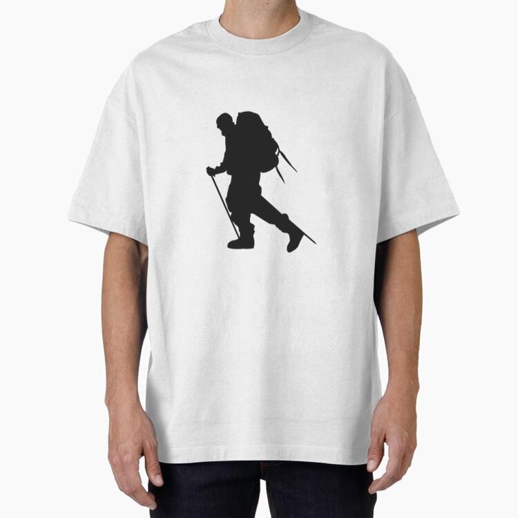 Man Hiking Silhouette T-Shirt