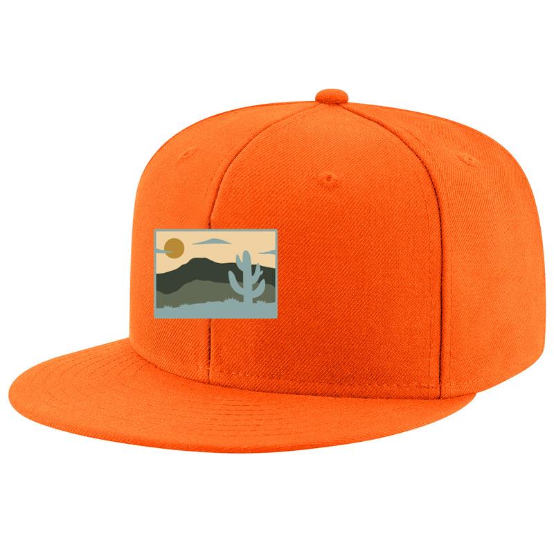 Minimalist Desert Landscape Artwork Cap