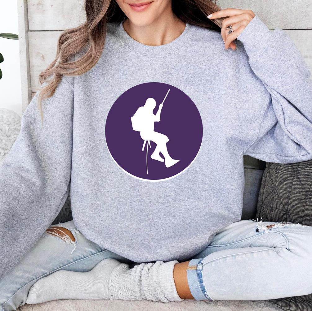 Mountain Climbing Circle Icon Sweatshirt