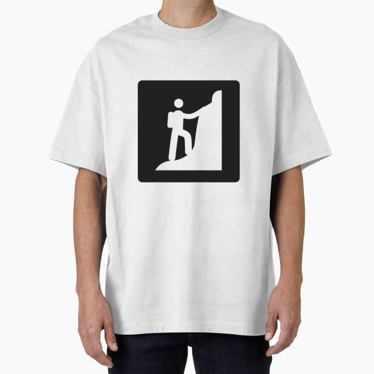 Mountain Climbing Square Icon T-Shirt