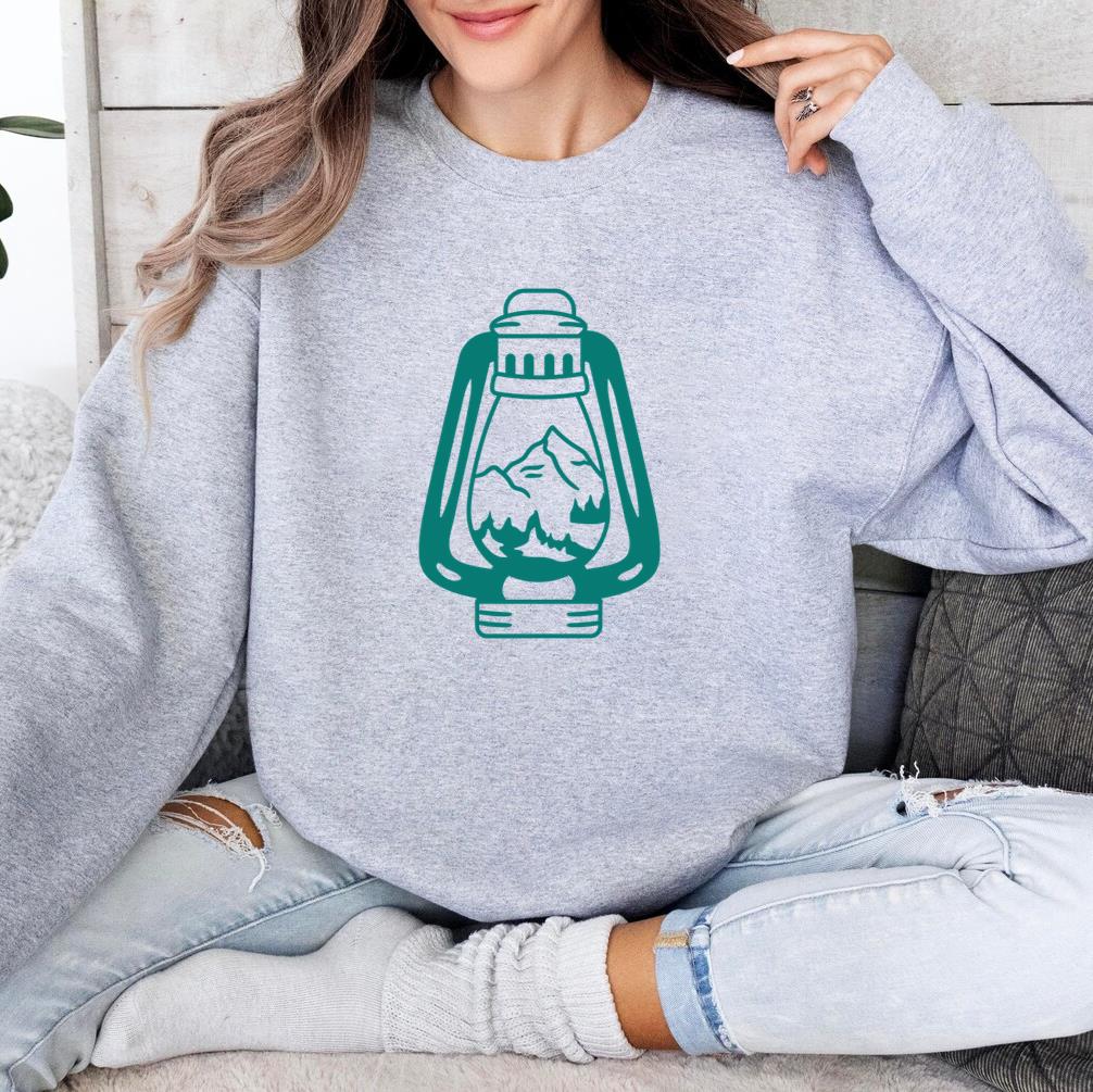 Mountain Lamp Design Sweatshirt