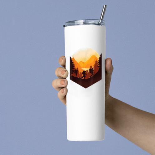 Traveling While Hiking Camping Tumbler